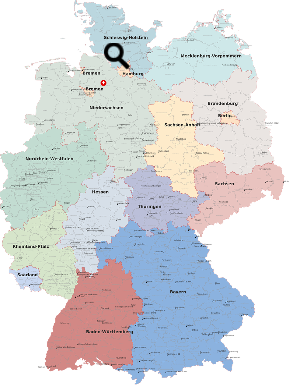 Hotel und Persion Haus Biederstaedt in Niedersachsen, Ottersberg